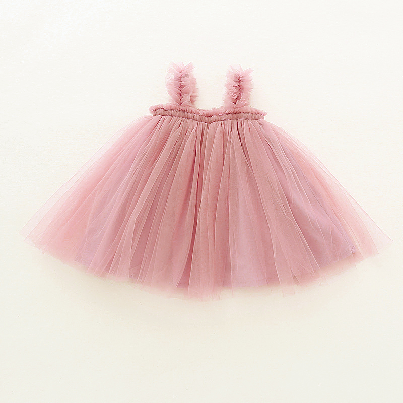 Baby/Toddler Girl's Sweet Strap Tulle Dress