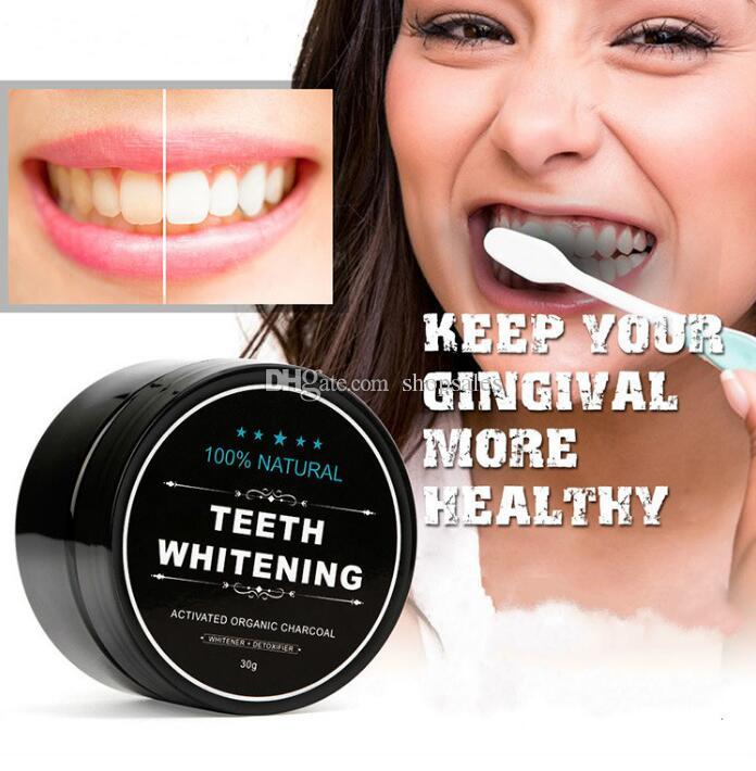 Teeth Whitening Powder Nature Bamboo Oral Teeth Cleaning Activated Charcoal Smile Powder Tooth Yellow Stain Bamboo Toothpaste Oral Care