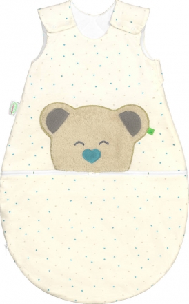 Odenwälder BabyNest® Mucki Air Jersey Schlafsack 90 cm hearts mint