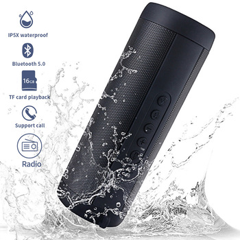 Huawei Wireless Bluetooth Speaker Waterproof Portable Outdoor Bass LED Column Loudspeaker FM Raido SD Card Aux Micro Hands-free