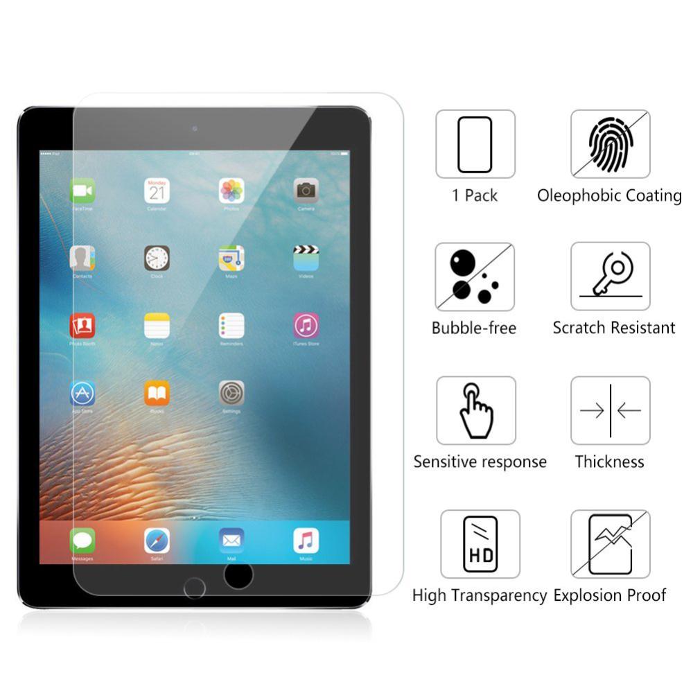 9H Tempered Glass Screen Protector For Ipad 1/2/3/4 Air 1/2 Mini 1/2/3/4 Screen Protective Film For Ipad Pro 9.7&10.5&12.9 Inch