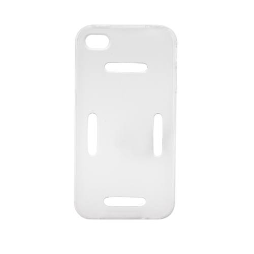 Deportes brazalete de gimnasio de ejecución caso del pretina cubierta cáscara protectora para iPhone 4 4S transparente