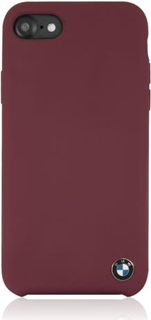 BMW Silicon Hard Cover Burgundy, Signature Collection, für iPhone 8 Plus/7 Plus, BMHCI8LSILRE, Blister (BMHCI8LSILRE)