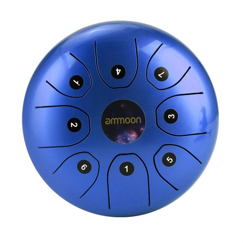 ammoon 5,5 pouces mini tambour de langue en acier