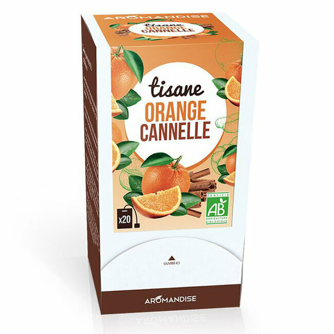 Tisane Orange Cannelle bio 20 sachets