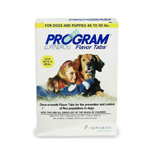 Program Tablets For Dogs 14.8 - 44lbs (Brown) 6 Tablet
