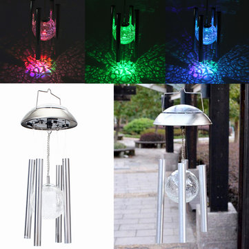 Solar Color Changing Light Wind Chime