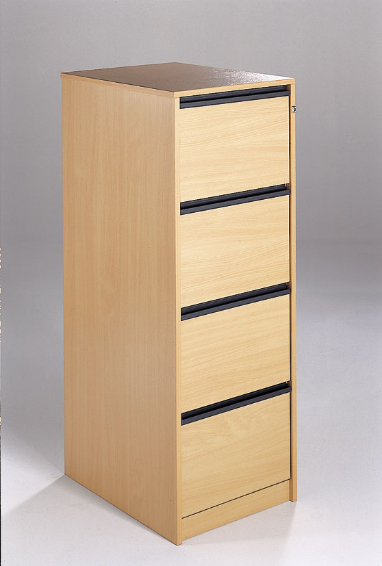 Maestro Wooden Filing Cabinet 4 Drawer