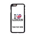 personnalisé cas de téléphone - i love London cas design en métal pour iPhone 6