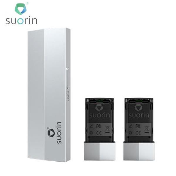 Authentic Suorin Edge Case with 10W 2 Batteries Kit 230mAh - Silvery SS Stainless Steel