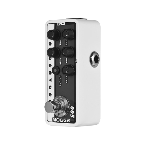 MOOER MICRO PREAMP Series 005 BROWN SOUND 3 Modern Day 80s Digital Preamp Preamplifier Guitar Effect Pedal True Bypass