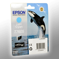 Epson Tinte C13T76054010  Light Cyan T7605