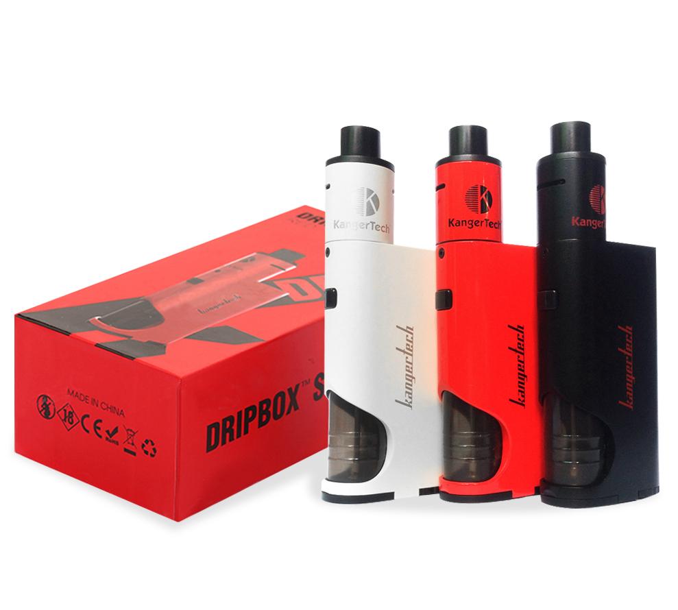 Kanger Dripbox 60W Starter Kit with Subdrip 7ml Capacity Tank Dripmod Dripbox Kit Adjustable Airflow Kangertech e cigarette VAPE BOX MOD