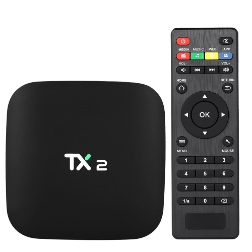TX2 Android 6.0 TV Box Rockchip RK3229 2GB / 16GB Enchufe de la UE