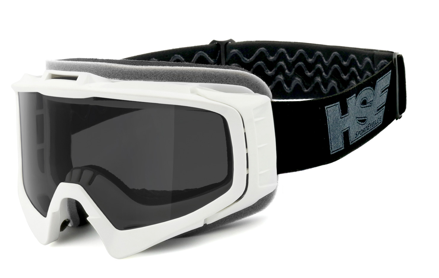 HSE SportEyes | 2305w-a smoke  Motocross Brille, Motorradbrille, Motorrad-Sonnenbrille, Bikerbrille, winddicht