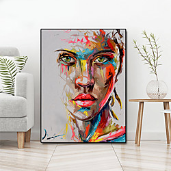 Art mural impressions sur toile peinture oeuvre photo personnes décoration de la maison décor toile roulée sans cadre sans cadre non étiré Lightinthebox