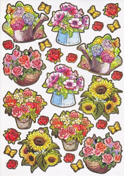 Ultra Gloss Sticker, Blumen