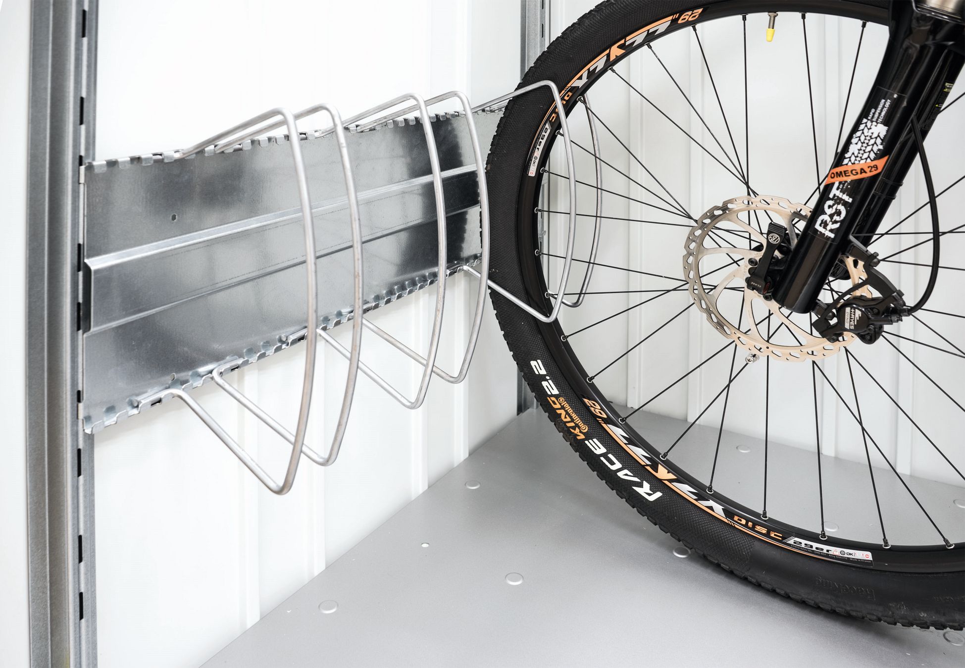 Fahrradständer StoreMax inkl Regalsteher 72x15x33 cm