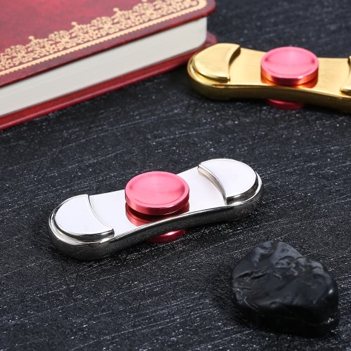 New Hot Mini Premium Metal Alloy Fidget Hand Finger Spinner Spin Widget Focus Toy EDC Pocket Desktoy Gift for ADHD Children Adults Relieve Stress Anxiety Boredom Lasting for 2 to 6 Minutes