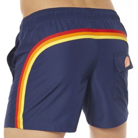 Sundek Rainbow Ibiscus Swim Short - Navy XL