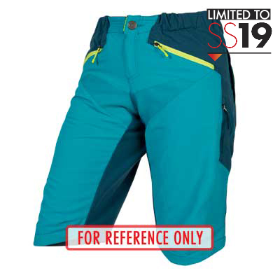 ENDURA WomensTrack Short PacificBlue-M