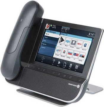 Alcatel-Lucent 8088 Smart DeskPhone v2, 5-MP-HD-Kamera (3MG27112AB)