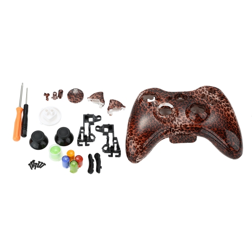 Hot-selling Plastic Wireless Gamepad Case Game Player Controller Box Shell Replacement Parts Shock-resistant Dust-proof + Buttons Cover for XBOX 360