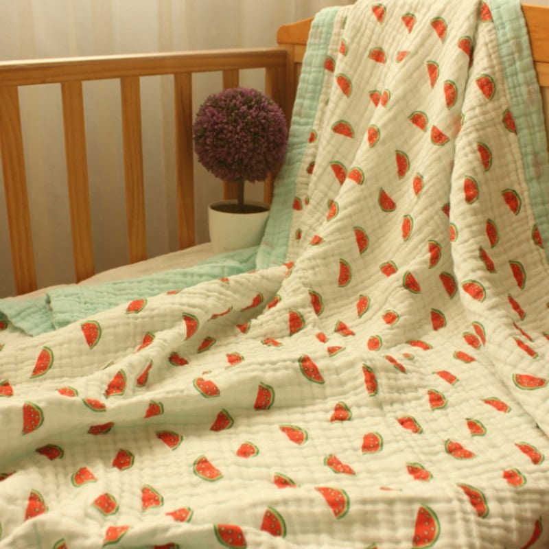 115 x 115 Six-layer Baby Washed Gauze Wrap Towel Cotton Washed Gauze Newborn Hug
