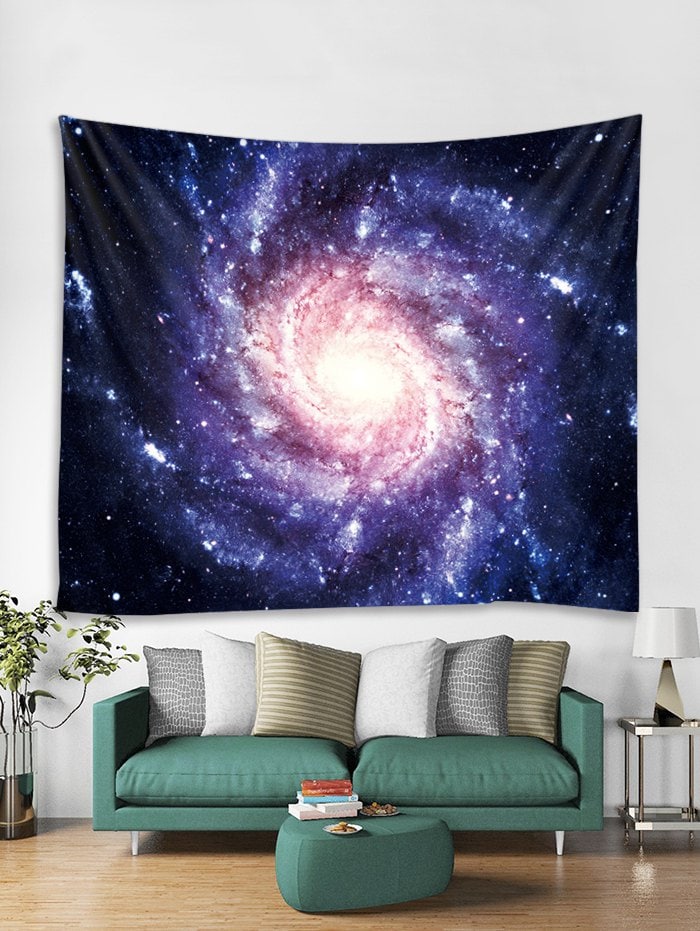 Galaxy Black Hole Print Wall Tapestry