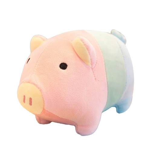 Nuevo juguete de peluche creativo con muñeca de cerdo arco iris