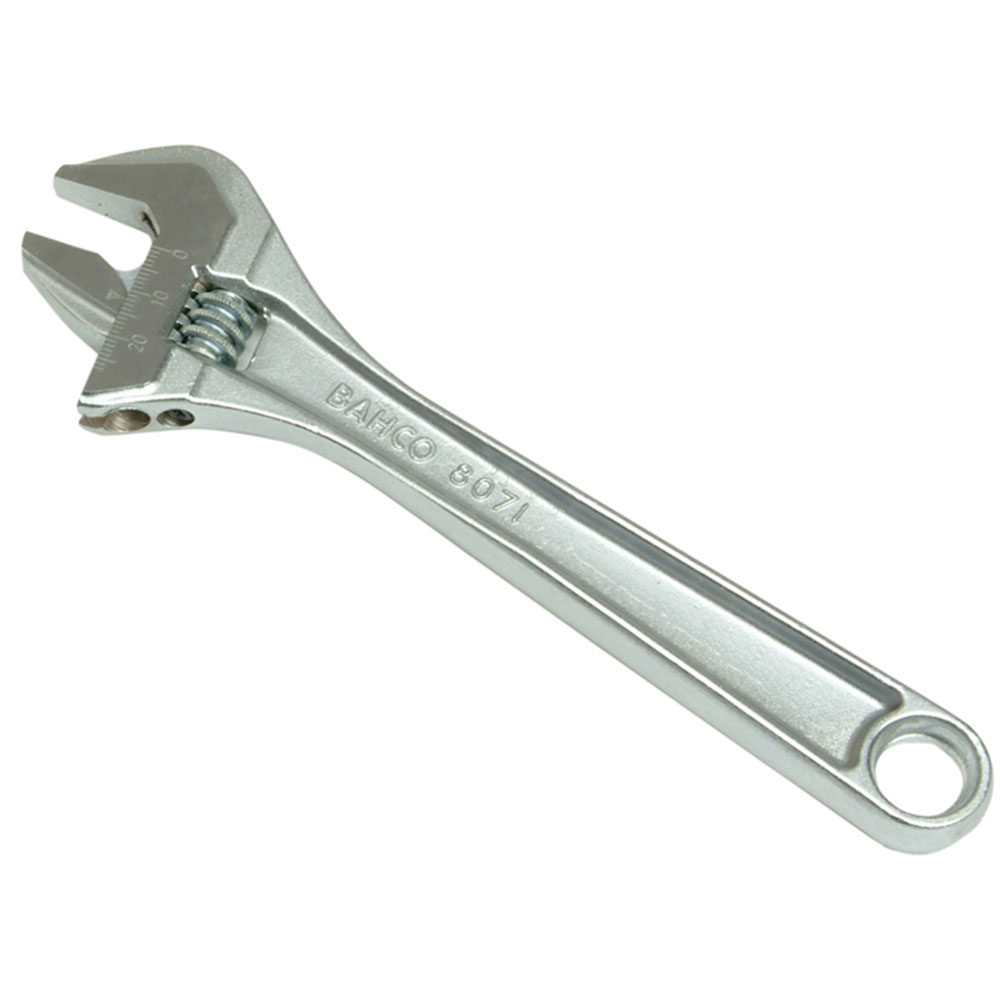 Bahco 8073c Chrome Adjustable Wrench 12in