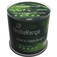 MediaRange - 100 x DVD-R - 4,7GB 16x - Speichermedium (MR442)