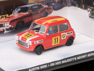 Austin Mini Diecast Model Car from James Bond On Her Majesty`s Secret Service