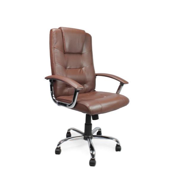 Westminster High Back Leather Office Chair- Brown