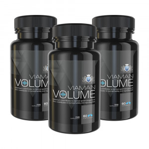 Viaman Volume - Sperm Volume Enhancement Formula - 60 Capsules - 3 Packs