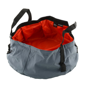 Garden Portable Foldable Water Bucket Outdoor Foldable Camping Wash Basin Sink Washing Hiking Bag