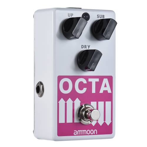 Ammoon OCTA E-Gitarre Präzise Polyphonic Oktave Generator Effektpedal