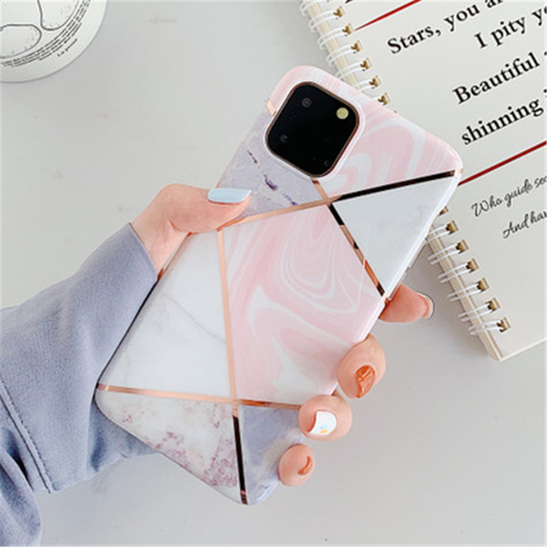 designers phone case iphone 12 pro max phone cases Marble texture cover solid Color for iPhone 11 Pro MAX XR X XS Max Phone Soft Cover Cases
