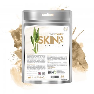 Skin Tag Patch - Hygienische & Saubere naturliche Hilfe gegen Hautknotchen- 28 runde Patches