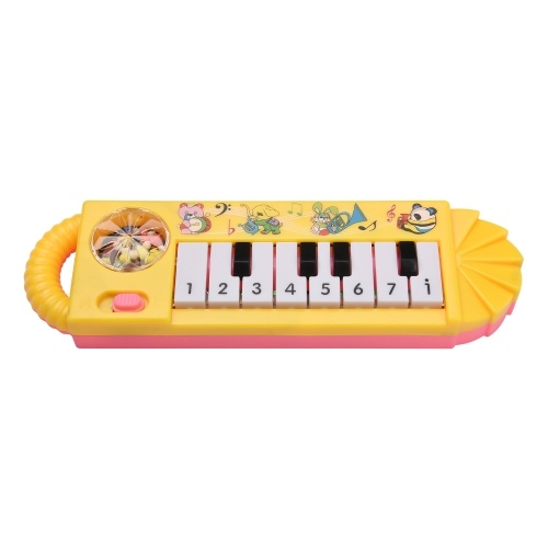 Muslady Mini jouet de piano électronique à 8 touches pour l'éducation musicale précoce des enfants
