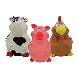 Interactive Latex Dog Toys - Squeaky Chew Toys for Medium and Large Dogs! Lightinthebox