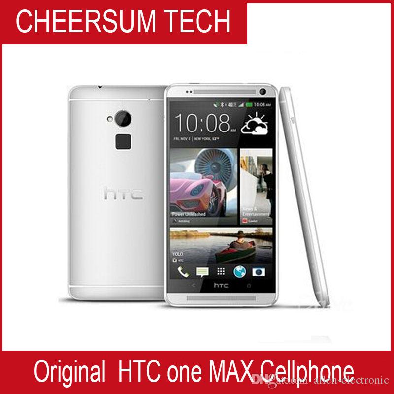 Original HTC ONE MAX Unlocked Mobile phone Quad-core 5.9' 'TouchScreen 2GB RAM 32GB ROM Android GPS WIFI Free Shipping