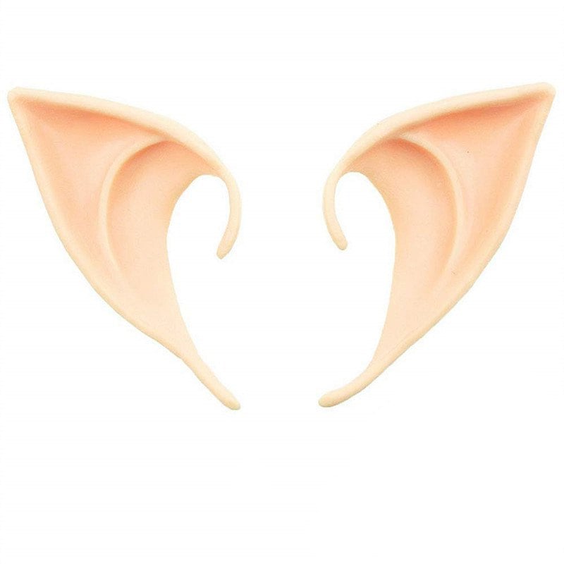 Soft Elf Ears Cosplay Accessories Halloween Party Pointed Prosthetic Tips