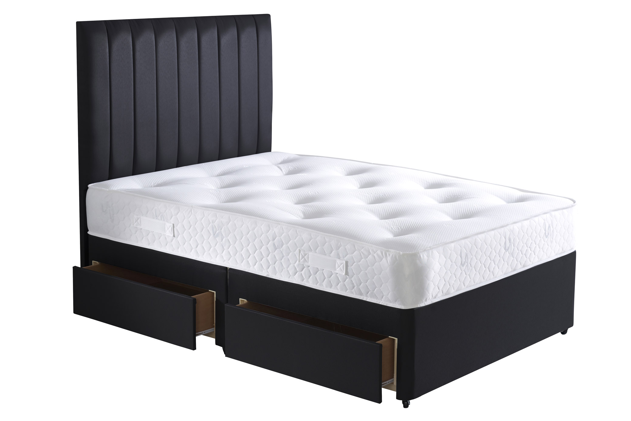 Onion 12.5g Memory Divan Bed-Double-2 Drawers Either Side