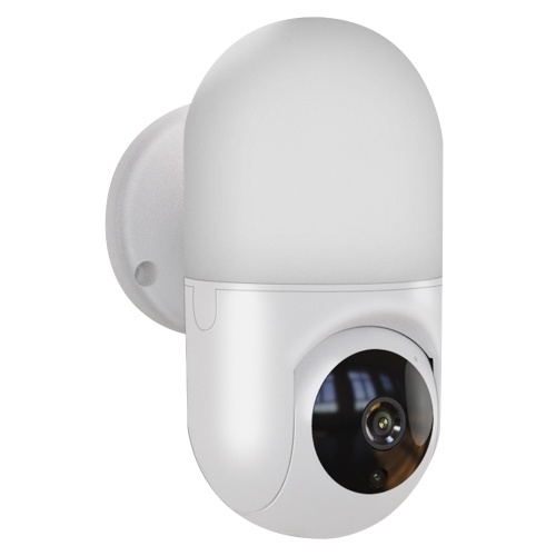 Caméra de sécurité domestique 2MP 1080P, caméra IP Smart Snap CCTV WIFI PTZ avec prise en charge de l'applique murale, vue à 360 °, vision nocturne, détection de mouvement, accès à distance à l'application Yoosee, audio bidirectionnel, rouge