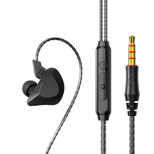 T03 Stereo Bass In-ear HIFI Headset Music Wired Headset With Microphone Earpiece Volume Control Stereo Earplugs