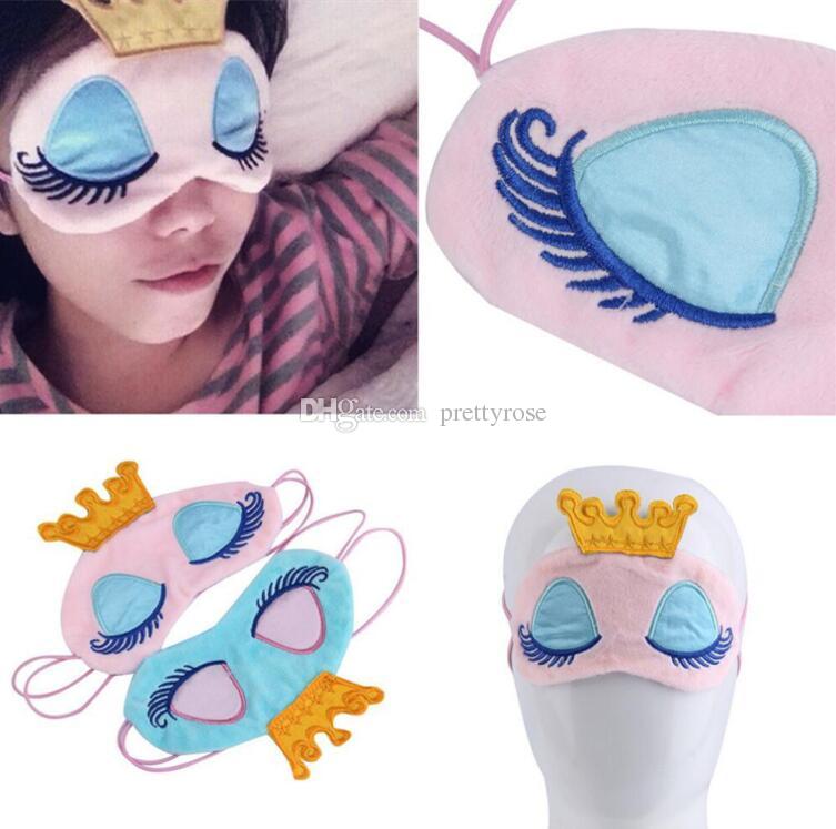 Princess Crown Fantasy Eyes Cover Eyeshade Eyepatch Travel Sleeping Blindfold Shade Eye Mask Portable Patches sleep Masks