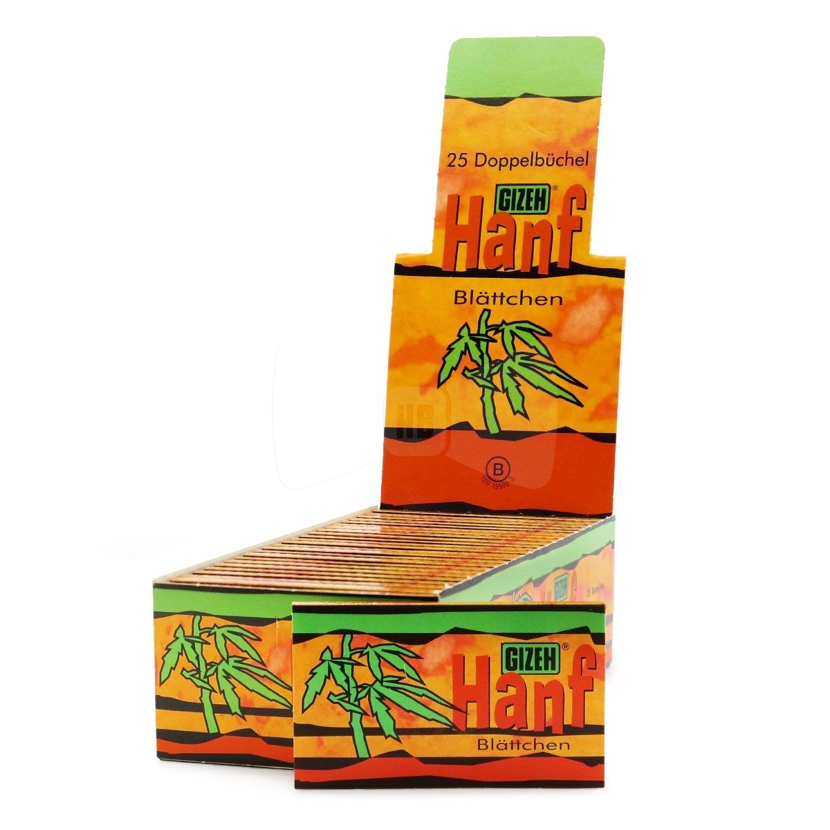 Gizeh Hanf Single Wide Rolling Papers Box
