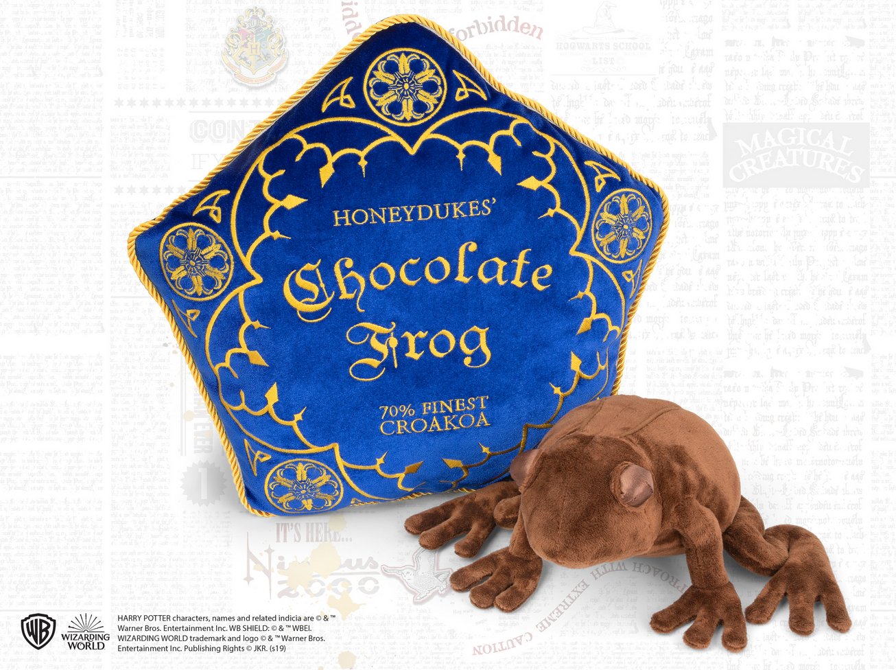 Chocolate Frog with Pillow from Harry Potter (by Noble Collection NN8922)