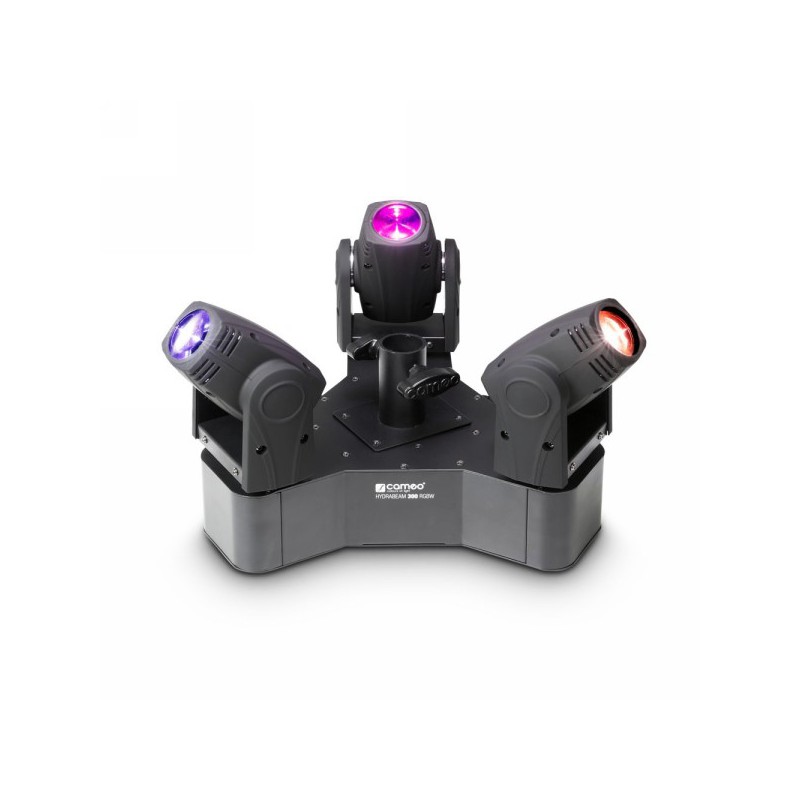 Cameo HYDRABEAM 300 RGBW - Lichtanlage mit 3 ultraschnellen 10 W CREE RGBW Quad-LED Moving Heads